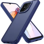 Uray store Xiaomi Redmi 12C Kılıf Elegant Kapak - Lacivert
