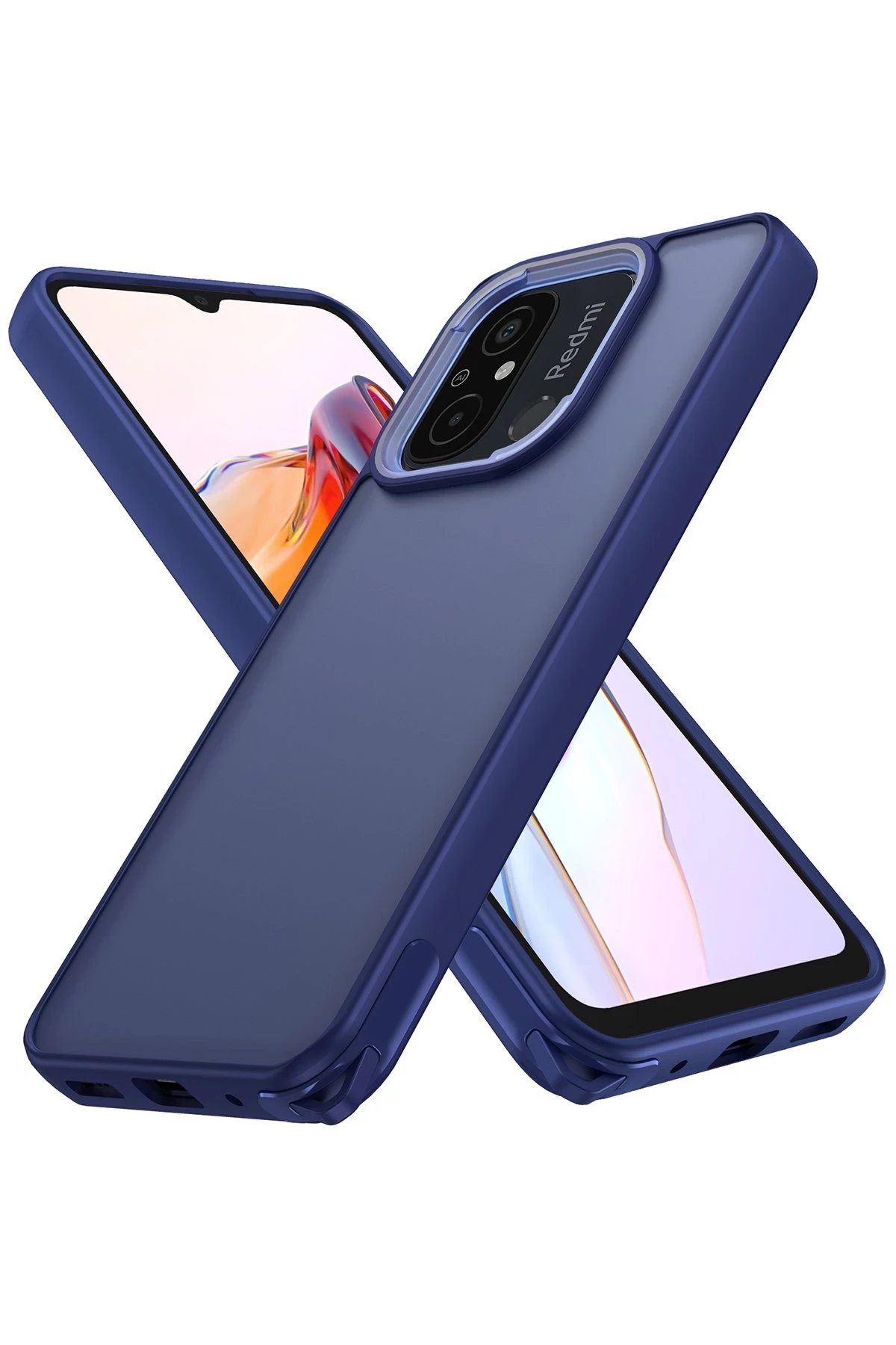 newface-xiaomi-redmi-12c-kilif-elegant-kapak-lacivert-default Uray store Xiaomi Redmi 12C Kılıf Elegant Kapak - Lacivert - Görsel 1