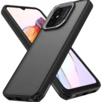 Uray store Xiaomi Redmi 12C Kılıf Elegant Kapak - Siyah