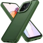 Uray store Xiaomi Redmi 12C Kılıf Elegant Kapak - Yeşil