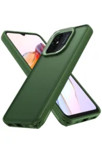 Uray store Xiaomi Redmi 12C Kılıf Elegant Kapak - Yeşil