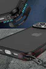 Uray store Xiaomi Redmi 12C Kılıf Elegant Kapak - Yeşil - Görsel 3