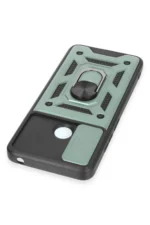 Uray store Xiaomi Redmi 12C Kılıf Pars Lens Yüzüklü Silikon - Yeşil - Görsel 4