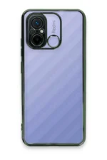 Uray store Xiaomi Redmi 12C Kılıf Razer Lensli Silikon - Yeşil