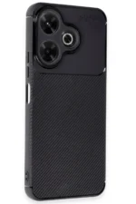 Uray store Xiaomi Redmi 13 4G Kılıf Auto Focus Karbon Kapak - Siyah - Görsel 2