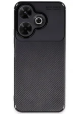 Uray store Xiaomi Redmi 13 4G Kılıf Auto Focus Karbon Kapak - Siyah - Görsel 4