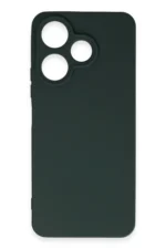 Uray store Xiaomi Redmi 13 4G Kılıf First Silikon - Koyu Yeşil - Görsel 2