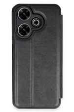 Uray store Xiaomi Redmi 13 4G Kılıf Flip Cover - Siyah