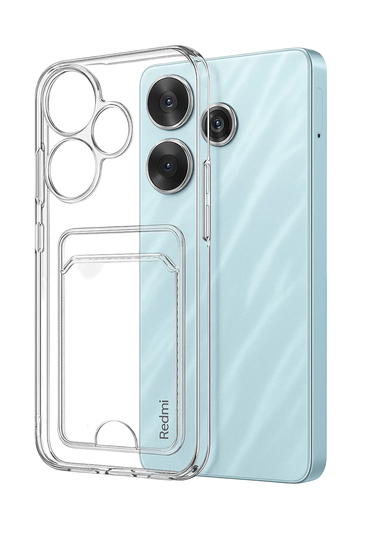 newface-xiaomi-redmi-13-4g-kilif-kart-seffaf-silikon-seffaf-default Uray store Xiaomi Redmi 13 4G Kılıf Kart Şeffaf Silikon - Şeffaf - Görsel 1