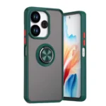 Uray store Xiaomi Redmi 13 4G Kılıf Montreal Yüzüklü Silikon Kapak - Yeşil