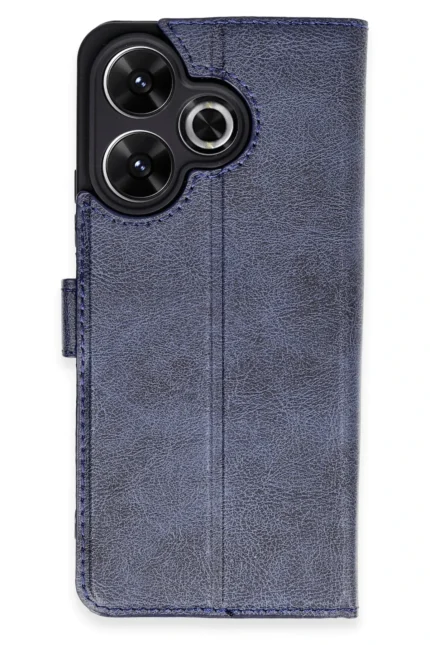 Uray store Xiaomi Redmi 13 4G Kılıf Trend S Plus Kapaklı Kılıf - Lacivert