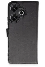 Uray store Xiaomi Redmi 13 4G Kılıf Trend S Plus Kapaklı Kılıf - Siyah