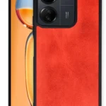 Uray store Xiaomi Redmi 13C Kılıf Aras Deri Kapak - Kırmızı