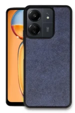 Uray store Xiaomi Redmi 13C Kılıf Aras Deri Kapak - Lacivert