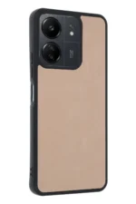 Uray store Xiaomi Redmi 13C Kılıf Aras Deri Kapak - Pudra - Görsel 2