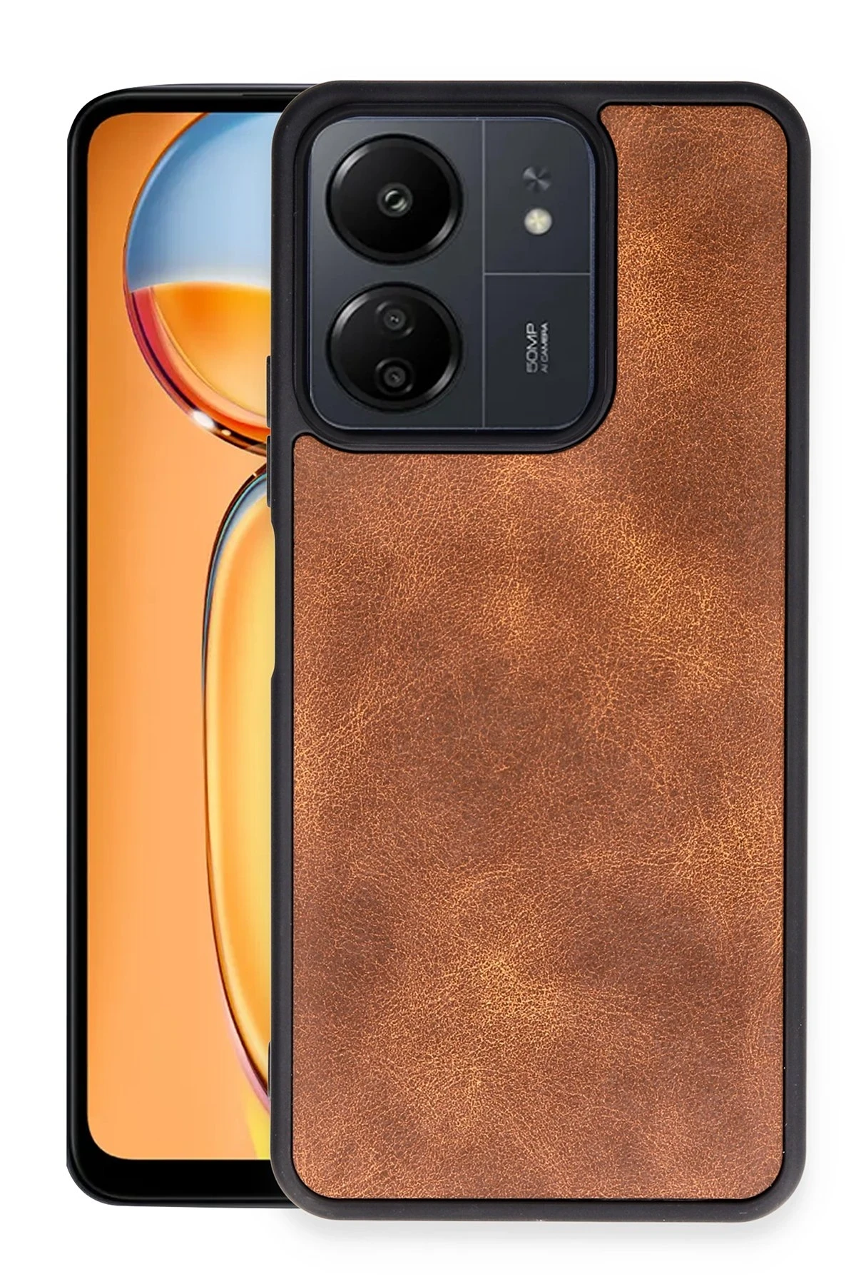 newface-xiaomi-redmi-13c-kilif-aras-deri-kapak-taba-default Uray store Xiaomi Redmi 13C Kılıf Aras Deri Kapak - Taba - Görsel 1