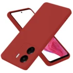 Uray store Xiaomi Redmi 13C Kılıf First Silikon - Bordo