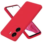 Uray store Xiaomi Redmi 13C Kılıf First Silikon - Kırmızı
