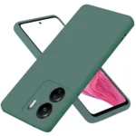 Uray store Xiaomi Redmi 13C Kılıf First Silikon - Koyu Yeşil
