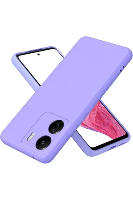 Uray store Xiaomi Redmi 13C Kılıf First Silikon - Lila
