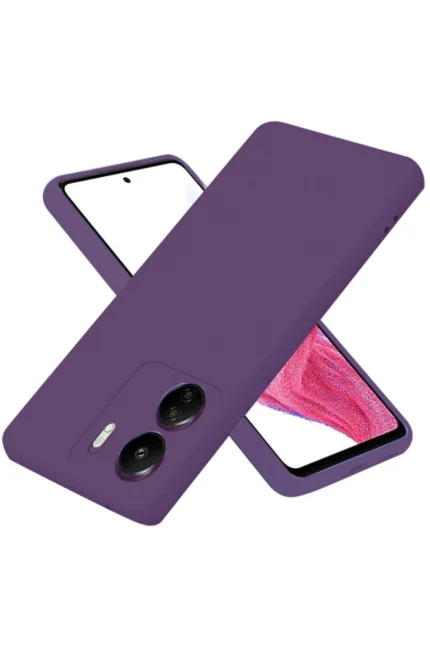 Uray store Xiaomi Redmi 13C Kılıf First Silikon - Mor