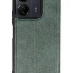 Uray store Xiaomi Redmi 13C Kılıf Flip Cover - Koyu Yeşil