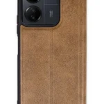 Uray store Xiaomi Redmi 13C Kılıf Flip Cover - Taba