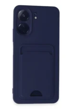 Uray store Xiaomi Redmi 13C Kılıf Kelvin Kartvizitli Silikon - Lacivert