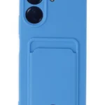 Uray store Xiaomi Redmi 13C Kılıf Kelvin Kartvizitli Silikon - Mavi