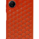 Uray store Xiaomi Redmi 13C Kılıf Petek Silikon Kapak - Kırmızı
