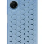 Uray store Xiaomi Redmi 13C Kılıf Petek Silikon Kapak - Mavi