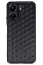 Uray store Xiaomi Redmi 13C Kılıf Petek Silikon Kapak - Siyah