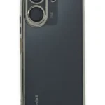Uray store Xiaomi Redmi 13C Kılıf Razer Lensli Silikon - Gümüş
