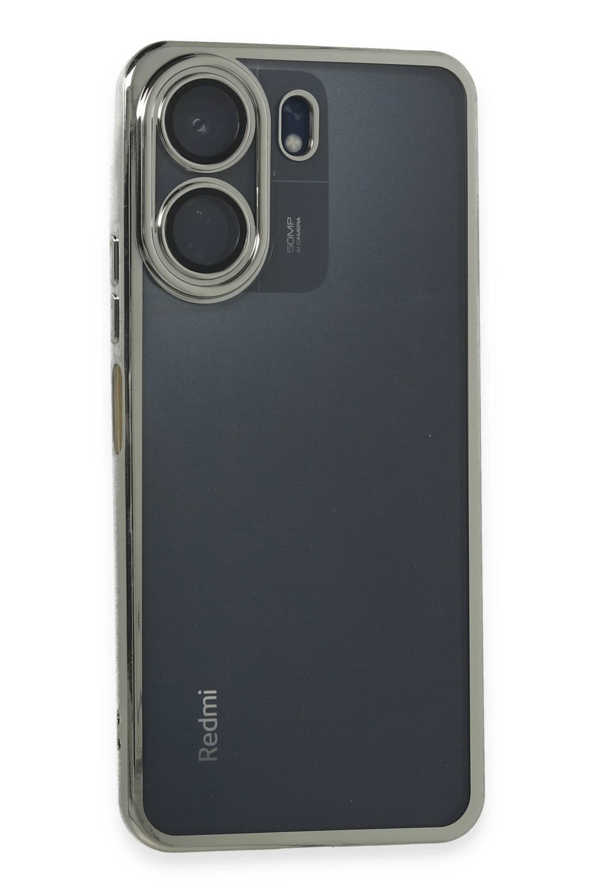 newface-xiaomi-redmi-13c-kilif-razer-lensli-silikon-gumus-default Uray store Xiaomi Redmi 13C Kılıf Razer Lensli Silikon - Gümüş - Görsel 1