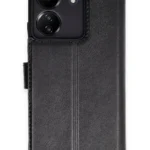Uray store Xiaomi Redmi 13C Kılıf Trend S Plus Kapaklı Kılıf - Siyah