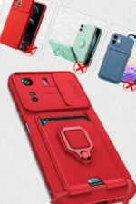 Uray store Xiaomi Redmi 13C Kılıf Zuma Kartvizitli Yüzüklü Silikon - Pembe - Görsel 4