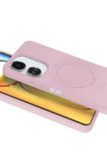 Uray store Xiaomi Redmi 13C Regal Magsafe Standlı Kapak - Açık Pembe - Görsel 3