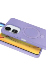 Uray store Xiaomi Redmi 13C Regal Magsafe Standlı Kapak - Lila - Görsel 3