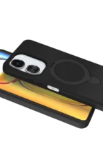 Uray store Xiaomi Redmi 13C Regal Magsafe Standlı Kapak - Siyah - Görsel 3