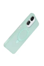Uray store Xiaomi Redmi 13C Regal Magsafe Standlı Kapak - Su Yeşili - Görsel 4