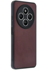 Uray store Xiaomi Redmi 14C Kılıf Aras Deri Kapak - Bordo - Görsel 2