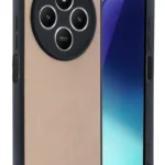 Uray store Xiaomi Redmi 14C Kılıf Aras Deri Kapak - Pudra