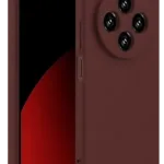 Uray store Xiaomi Redmi 14C Kılıf First Silikon - Bordo