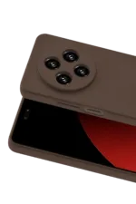 Uray store Xiaomi Redmi 14C Kılıf First Silikon - Kahverengi - Görsel 2