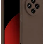 Uray store Xiaomi Redmi 14C Kılıf First Silikon - Kahverengi