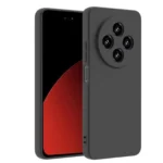 Uray store Xiaomi Redmi 14C Kılıf Nano içi Kadife Silikon - Siyah