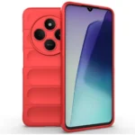 Uray store Xiaomi Redmi 14C Kılıf Optimum Silikon - Kırmızı