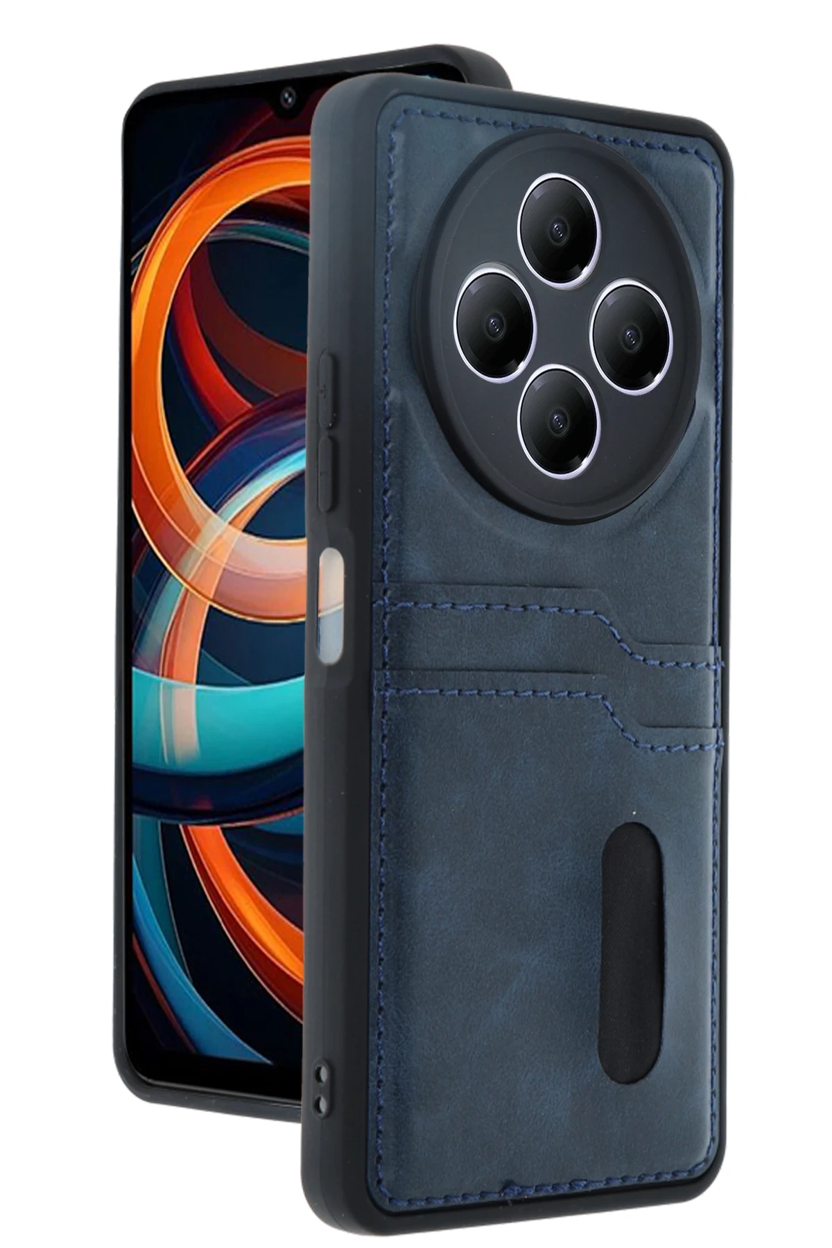 newface-xiaomi-redmi-14c-kilif-sara-kartvizitli-deri-kilif-lacivert-default Uray store Xiaomi Redmi 14C Kılıf Sara Kartvizitli Deri Kılıf - Lacivert - Görsel 1
