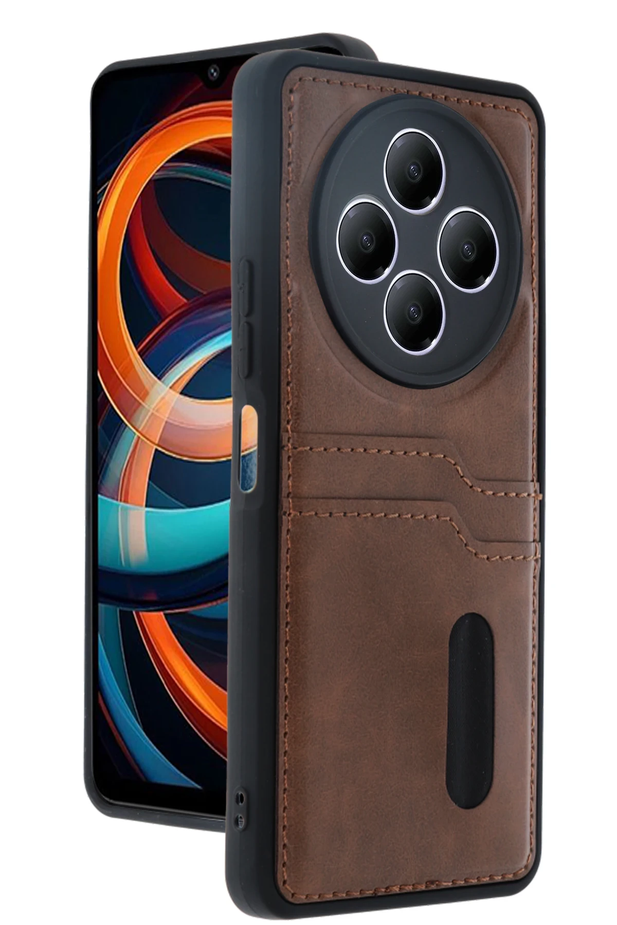 newface-xiaomi-redmi-14c-kilif-sara-kartvizitli-deri-kilif-taba-default Uray store Xiaomi Redmi 14C Kılıf Sara Kartvizitli Deri Kılıf - Taba - Görsel 1