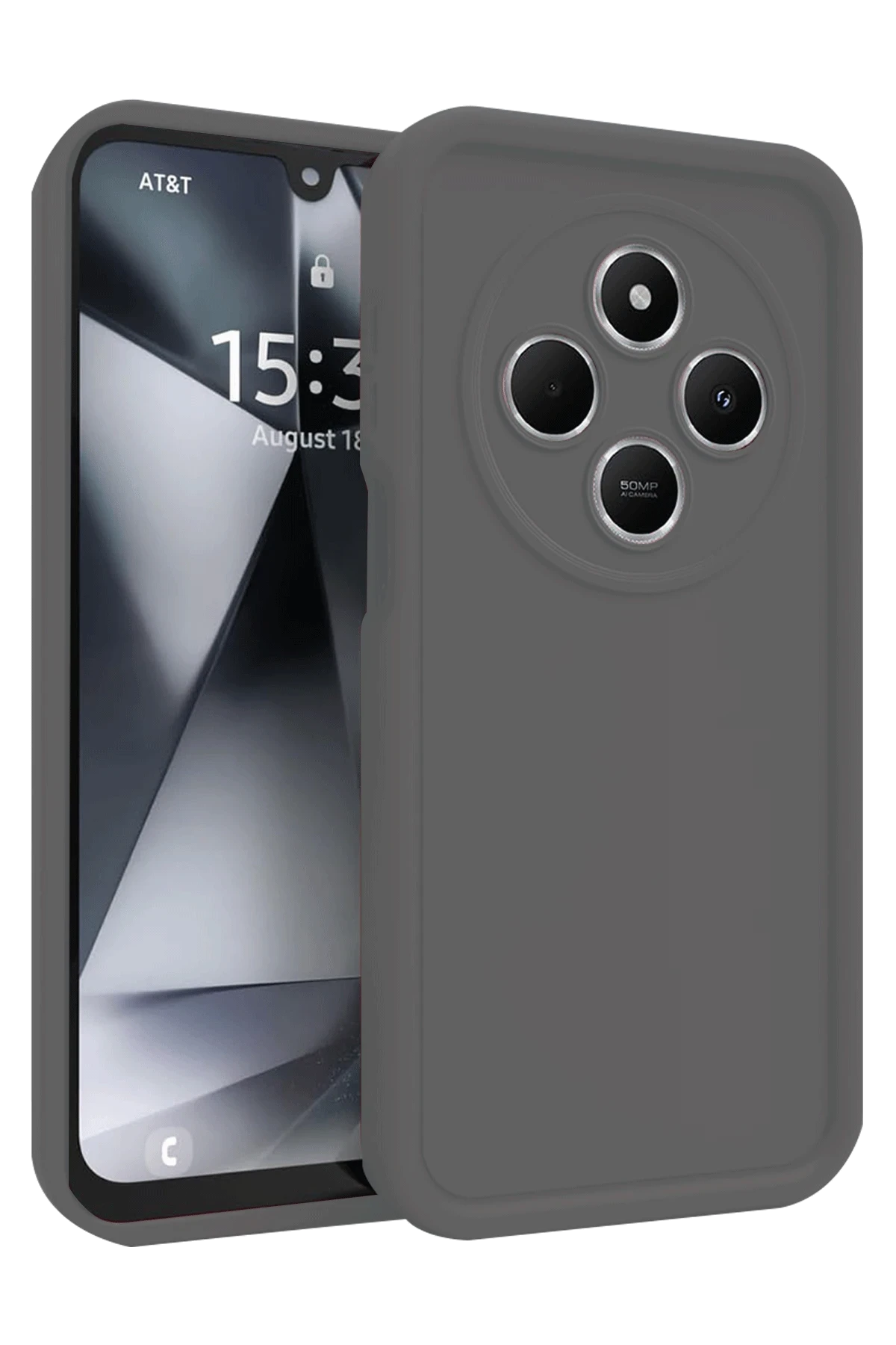 newface-xiaomi-redmi-14c-kilif-viera-silikon-gri-default Uray store Xiaomi Redmi 14C Kılıf Viera Silikon - Gri - Görsel 1